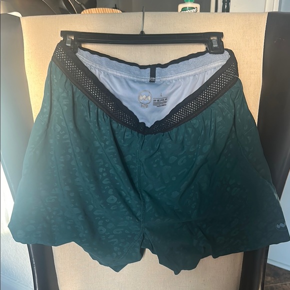 Janji Green Patterned Athletic Shorts - Picture 1 of 1